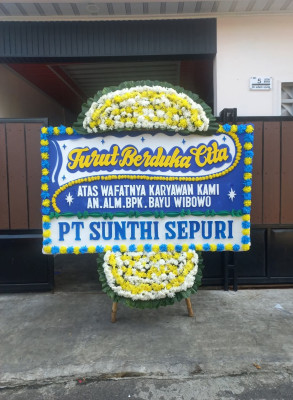 Papan Bunga Duka di Mimika Tengah